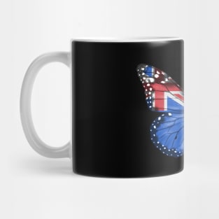 Anguillan Flag  Butterfly - Gift for Anguillan From Anguilla Mug